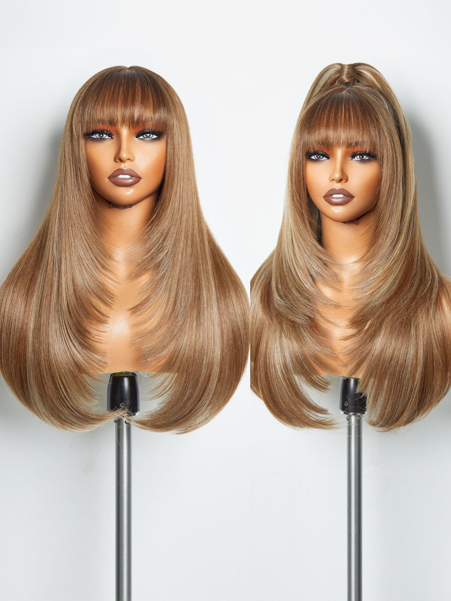 Human Hair /synthetic Mix Wig