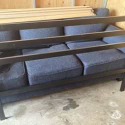 Black Metal Bed frame - Queen