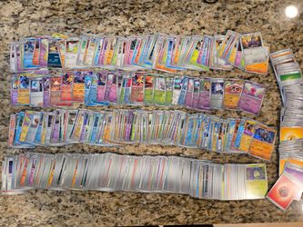 Large Lot of Pokémon Trading Cards