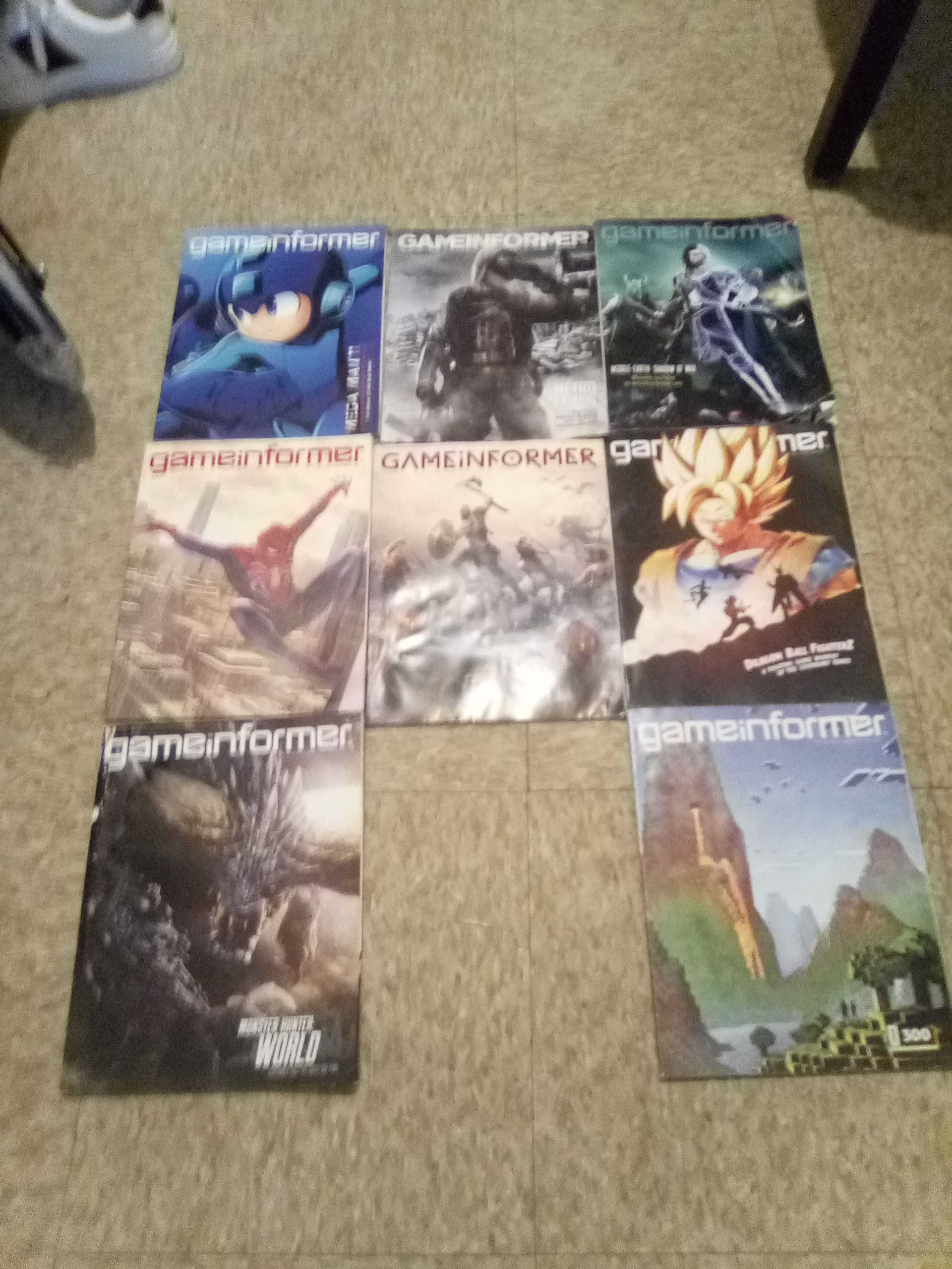 8 GameInformer Magazines