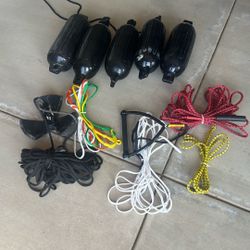 Boat Buoys, Anchor And Ski Ropes  