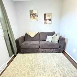 Brown Lovesac Loveseat Couch Sactional (2 Seats & 4 Sides)