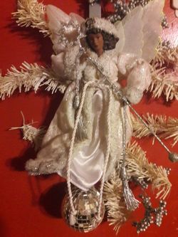 BEAUTIFUL FIBER OPTIC CHRISTMAS ANGEL