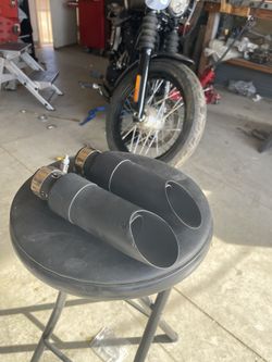 Radian Cycles Shortys Exhaust Tips Softail