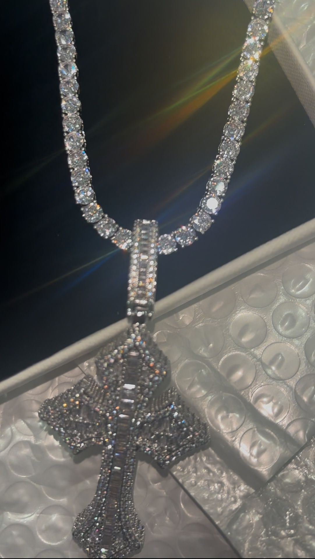 VVS MOISSANITE TENNIS CHAIN
