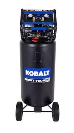 Kobalt QUIET TECH 26-Gallon Portable Electric 150 PSI Vertical Air Compressor