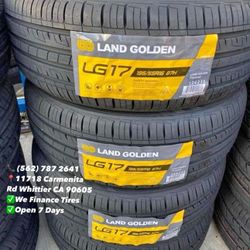 195/55R16 Land Golden Set of Tires Installed and Balanced Set de Llantas Nuevas Instaladas y Balanceadas
