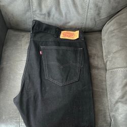 Levi’s Original Fit 501s Black Size 42-32