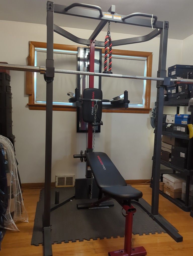 Weider Pro Weight Rack and Bench