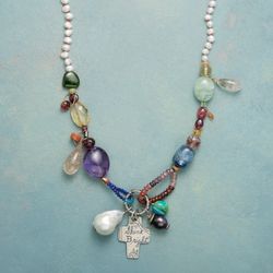 Gemstone Multi Layered Necklace 