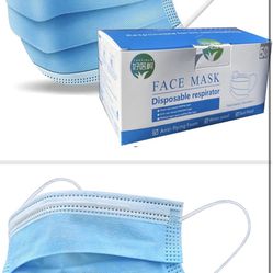 Face Masks for Adults Women Men (50 pcs)