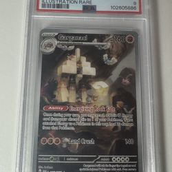 2023 POKEMON PAR EN-PARADOX RIFT ILLUSTRATION RARE #202 GARGANACL PSA 9
