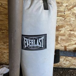 Everlast Punching Bag With Aluminum Stand
