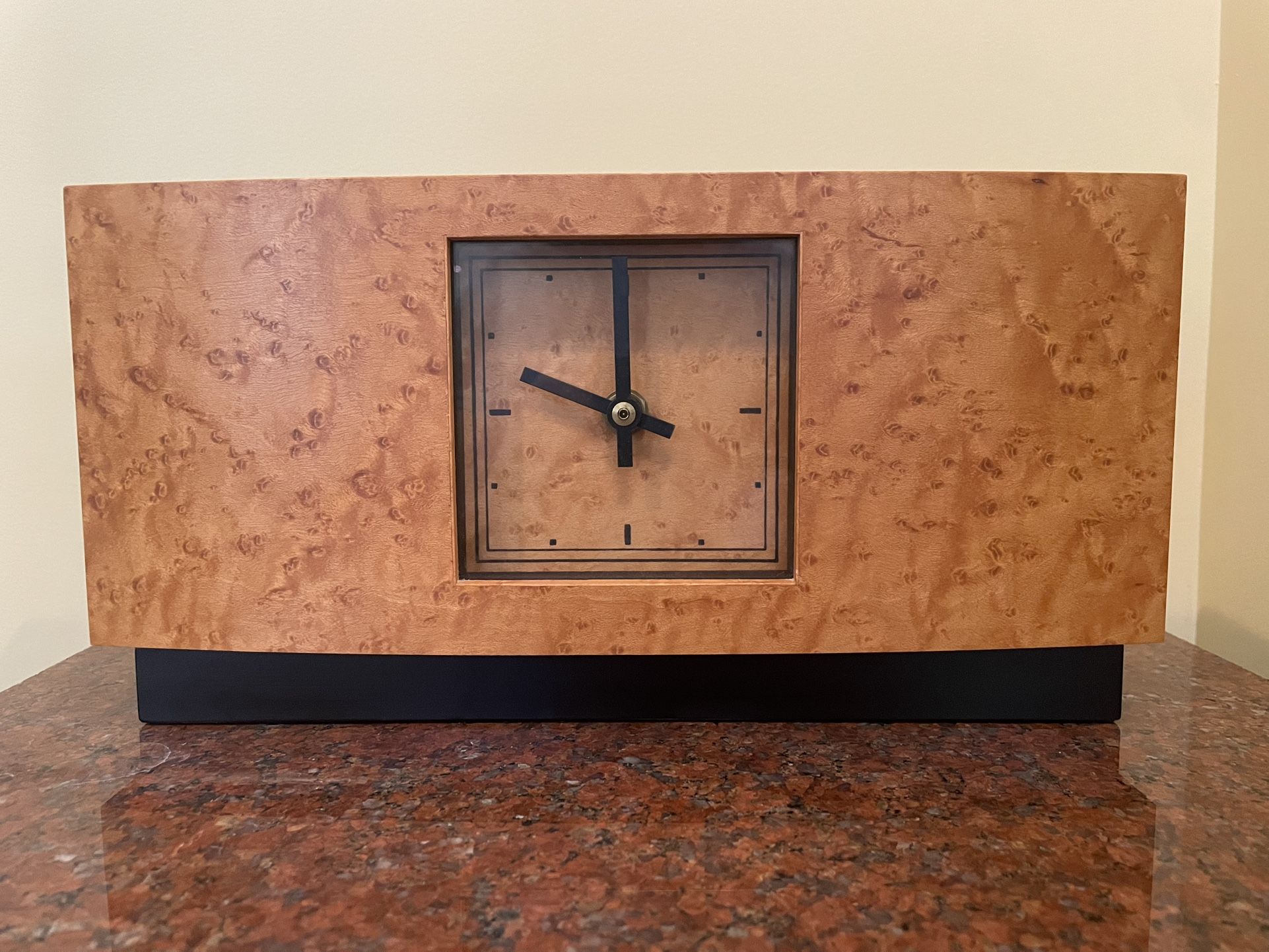 Birdseye Maple Clock