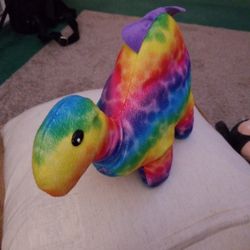 Rainbow Dinosaur Stuffed Animal 