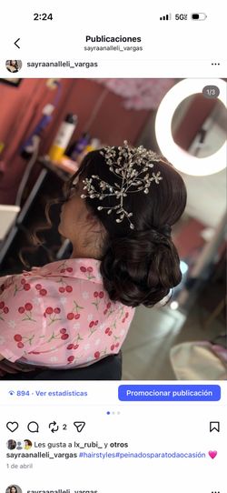 Makeup and hair