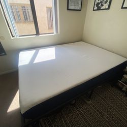 Lightly Used Queen Mattress And Bed Frame