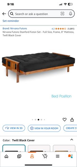 Futon (no Mattress) Brand New In Box. 300$