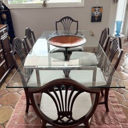 Dinning Chairs Mahogany Shield Back