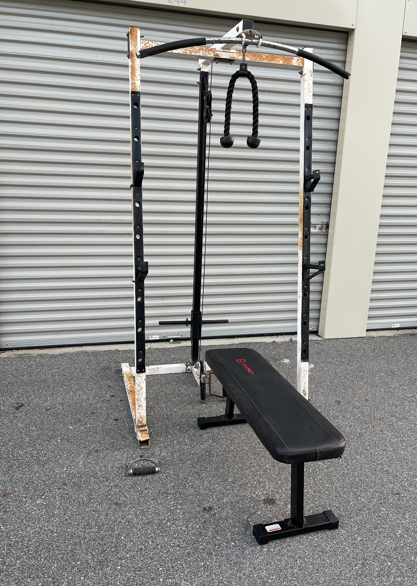 Rack And Bench(Lat Pull Down/Low Cable)