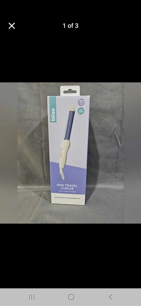 Bliss Mini Travel Curler