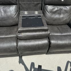 Couch Recliner Set Sofa Plus Love Seat