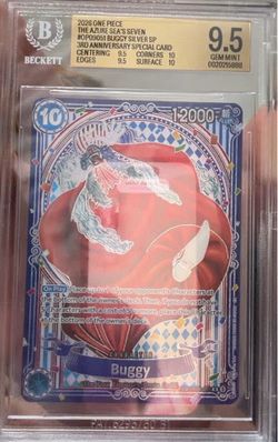 One piece card. Down to trade for Pokemon