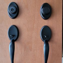 Kwikset Bronze Front Double Door Locks