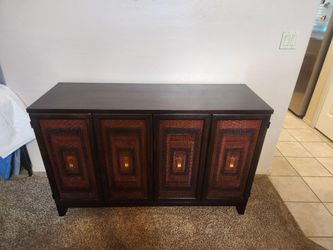 Pier 1 Imports Terracotta Media Console / TV Stand