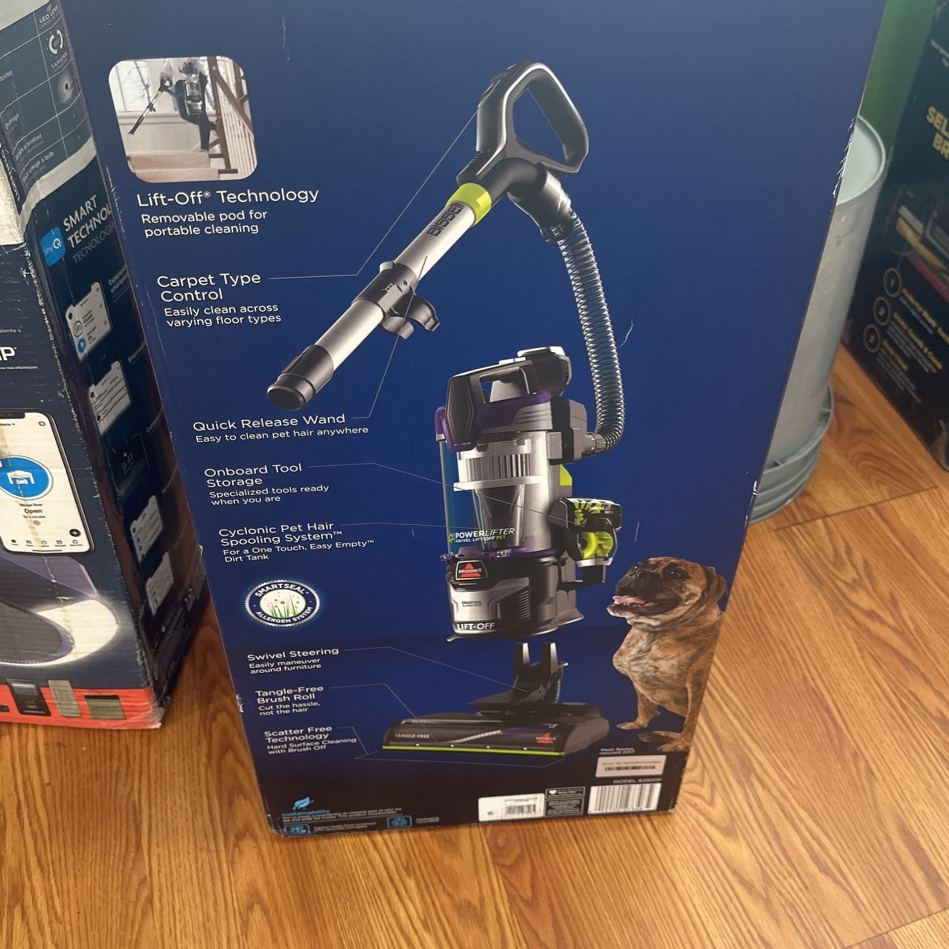 BISSELL PowerLifter Swivel Lift Off Pet Upright Vacuum 2920F Brand New