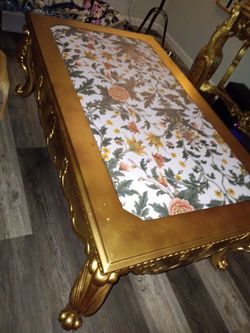 Gold Coffee Table