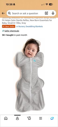 Love to Dream Swaddle Up Gray Small
