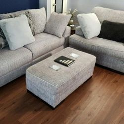 Modular 2pc Sofa,  Oversized Chair, and matching Ottoman $700 o.b.o.