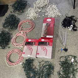 outdoors Christmas 🎄lights and decorations lot