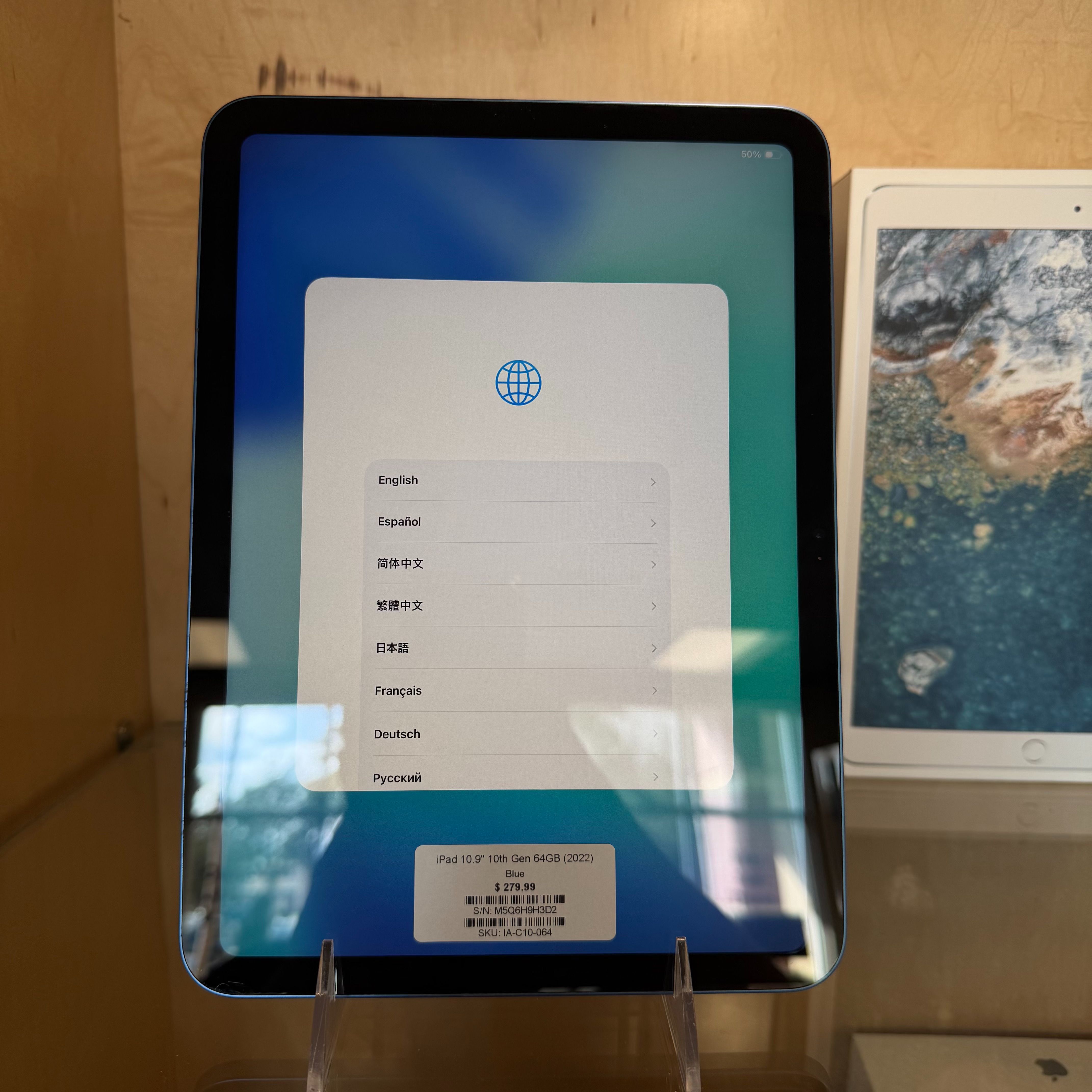 iPad 10.9" (10th Gen, 2022) β 64GB Blue