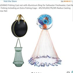 7 FT Cast Net. New Never Used