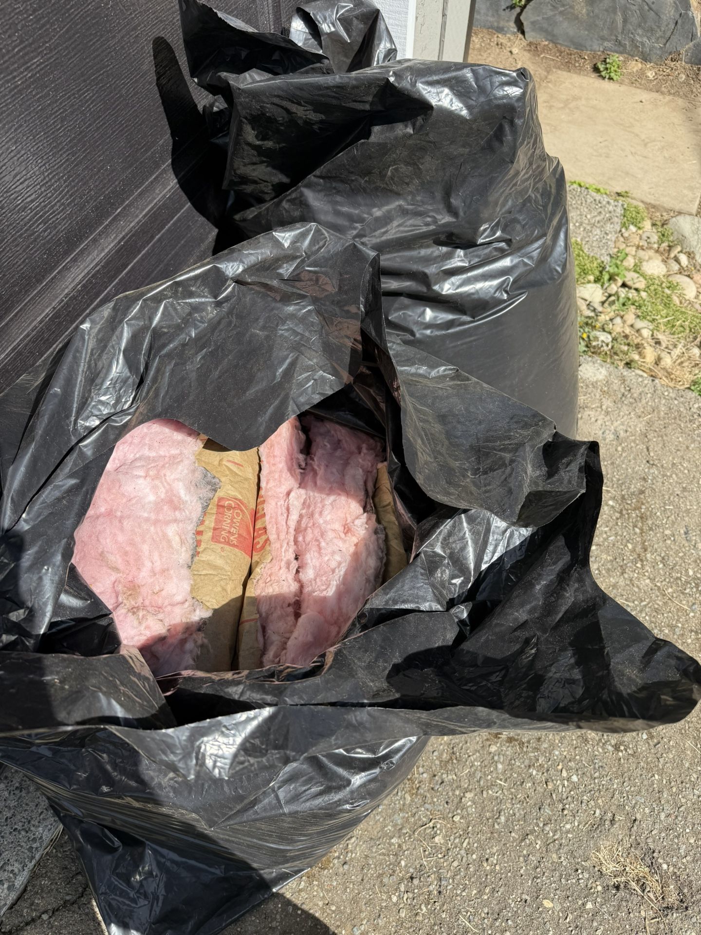 FREE - 2 Bags Of Pink Insulation
