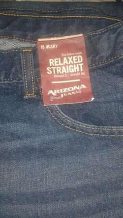 boys 18 husky Arizona relax fit straight leg
