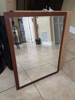 Mirror brown New 22"w X 28"h