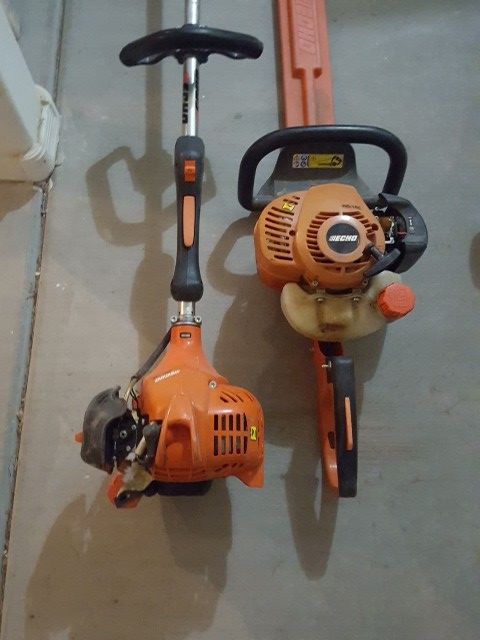 ECHO tree trimmer + weedeater