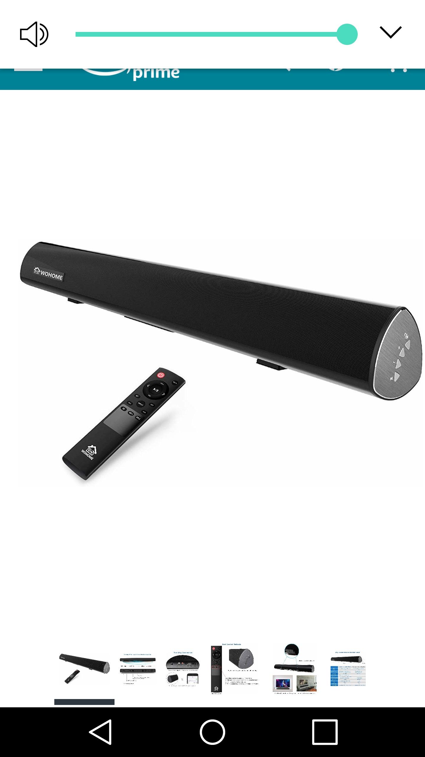 Wohome sound bar