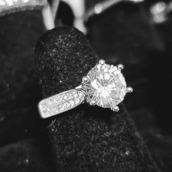 S925, 6 Prong Setting, 