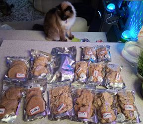 Cat & Dog Snacks ! Freeze Dryed Fish ,Turkey & Beef ! 100 % pure meat no adds !!!