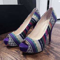 Chinese Laundry Woven Fabric Pumps