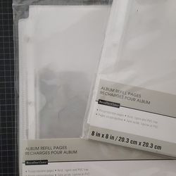 Recollections BNIP Set/2 8"×8" Album Refill Pages