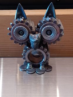 Repurposed Transmission Gears/Owl
