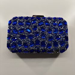 Royal Blue Prom Clutch
