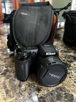 Nikon Bridge Camera with Lowepro Bag