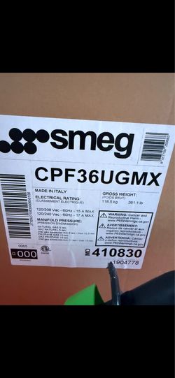 Smeg CPF36UGMX 36-Inch Dual-Fuel Range