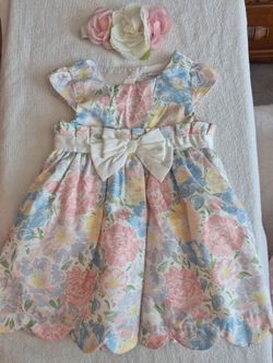 NEW! Baby Girl "Tahari" formal or party dress, Size 12 months